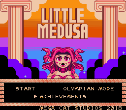 Little Medusa (Homebrew) — Title screen